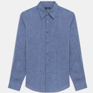 Theory Men's Irving Summer Linen Shirt